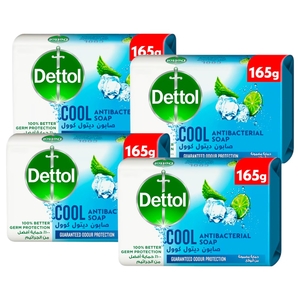Dettol Soap Anti Bacterial Cool 165G X 4
