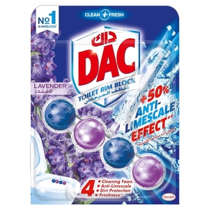 Dac Toilet Rim Block Ragrance Boost Lavender 50G