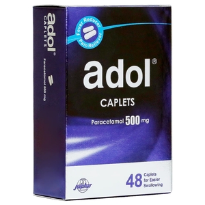 Adol Caplets 500Mg 48Pcs