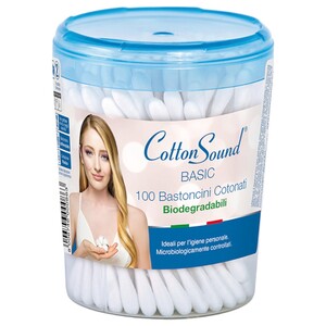 Cotton Sound Cotton Buds Round 100 Pieces