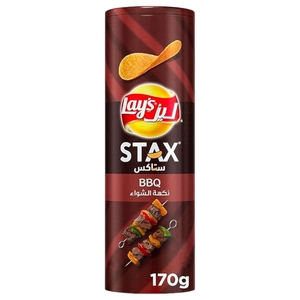 Lay's Stax Potato Crisps Bbq 170G