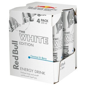 Red Bull Energy Drink White Edition 250Ml X4