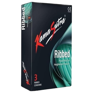 Kamasutra Ribbed Condoms 12 Pieces