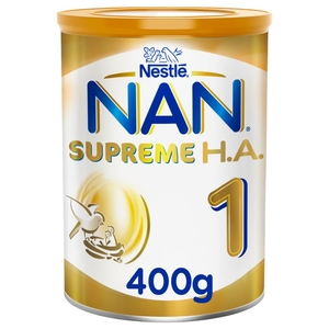 Nestle Nan Supreme H.A. Stage 1 Hypoallergenic Starter Infant Formula From Birth To 6 Months 400G