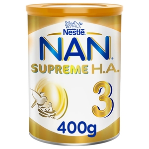 Nestle Nan Supreme H.A. Stage 3 Hypoallergenic Growing Up Milk From 1 To 3 Years 400G
