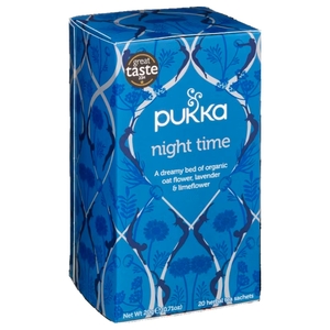 Pukka Night Time Organic Herbal Tea With Lavender & Lime Flower 20 Pieces