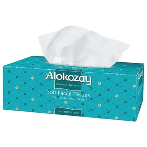 Alokozay Facial Tissue Soft 2Ply 200 Pieces