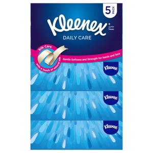 Kleenex Daily Care Facial Tissue 130Pcs X 5