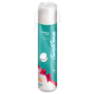Sweet Sense Cosmetic Cotton Pads 120 Pieces