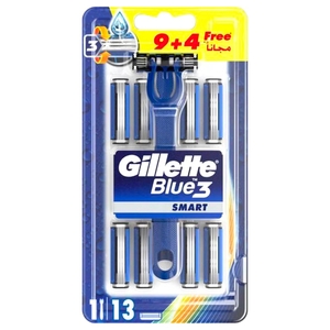 Gillette Blue 3 Smart 13 Blades+ 1 Handle