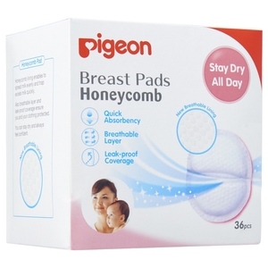 Pigeon Breast Pads Honeycomb 36 Pieces