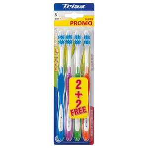 Trisa Toothbrush Focus Soft 2+2