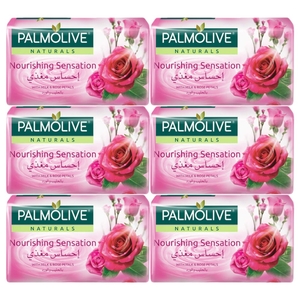 Palmolive Naturals Bar Soap Soft And Moisture With Milk And Rose 170G X 6