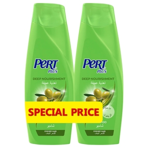 Pert Plus Shampoo Nourish 400Ml X 2