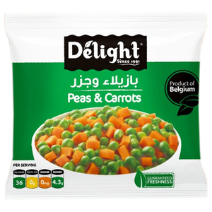 Delight Frozen Peas & Carrots 800G