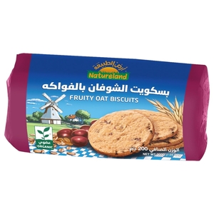 Natureland Fruity Oat Biscuits 200G