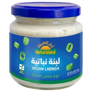 Natureland Organic Vegan Labneh Chives 180G