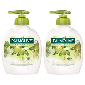 Palmolive Hand Wash Ultra Moisturization Olive & Milk 300Ml X2