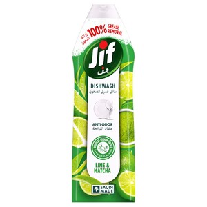 Jif Anti Odor Dishwash Lime & Matcha 750Ml