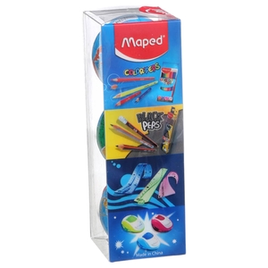 Maped Sharpener Globe 3Pcs