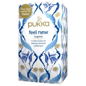 Pukka Feel New Organic Herbal Tea With Aniseed Fennel & Cardamom 20 Pieces 40G