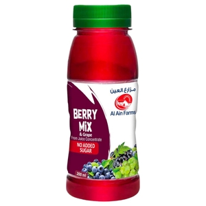 Al Ain Farms Berry Mix And Grape Nectar 200Ml