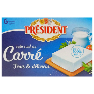Président Cream Cheese Squares 6 Portions 84G