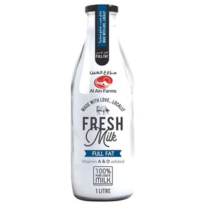 Al Ain Farms Fresh Milk Full Fat 1L