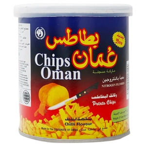 Oman Potato Chips Chilli Flavor 37G