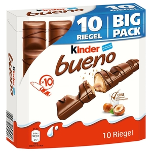 Kinder Bueno Riegel Big Pack 21.5G (10 Pieces)