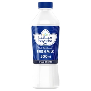 Hayatna Fresh Milk Full Cream 500Ml