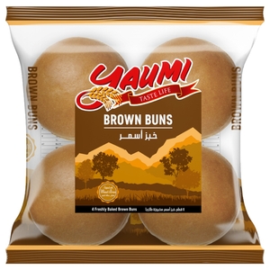 Yaumi Brown Bun 4Pcs 244G