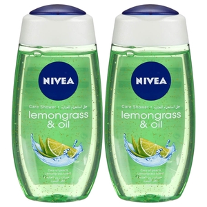 Nivea Lemongrass And Oil Care Shower 250Ml X 2