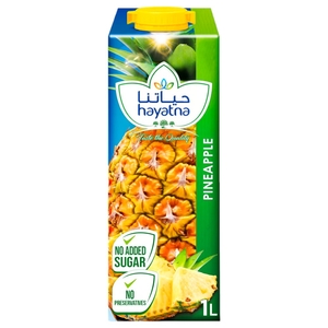Hayatna Pineapple Uht Pure Juice 1L