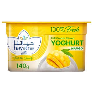 Hayatna Set Yoghurt Mango 140G