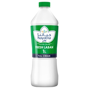 Hayatna Fresh Laban Full Cream 1L