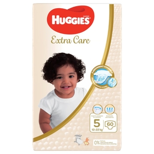 Huggies Extra Care Diaper Size 5 12-22Kg 60 Pieces