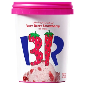 Baskin Robbins Ice Cream Very Berry Strawberry 500Ml