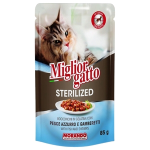 Miglior Gatto Chunks With Fish & Shrimps 85G