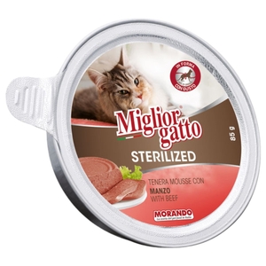 Miglior Mousse With Beef Cat Food 85G
