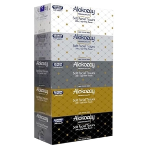 Alokozay Facial Tissue Soft 2Ply 130 Sheets X5