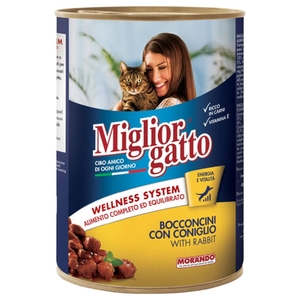 Miglior Gatto Chunk Rabbit Cat Wet Food 405G