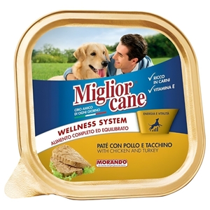 Miglior Cane Chunk Chicken Turkey Dog Food 150G