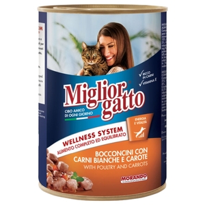 Miglior Gatto With Poultry & Carrot Cat Food 405G