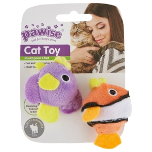 Pawise Fish Cat Toy 2'S Packet