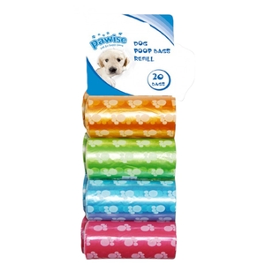 Pawise Poop Bag Refills 20 Sheets 8 Pieces