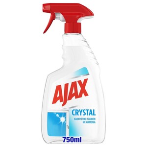 Ajax Crystal Clean Glass Cleaning Spray 750Ml