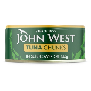 John West Tuna Chunks In Sunflower Oil 145G