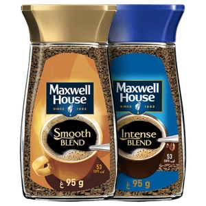 Maxwell House Coffee Smooth & Intense Blend 95G X2