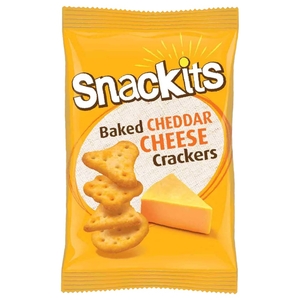 Nabil Snackits Baked Crackers Cheddar Cheese 26G